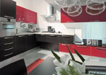 Футуристичен дизайн на кухня по проект 542-2616
